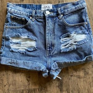 ONE teaspoon denim shorts